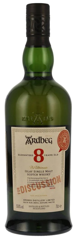 ウイスキー Ardbeg 8 Years For Discussion Купити віскі Ardbeg 8 Year Old For Discussion в Україні та Києві